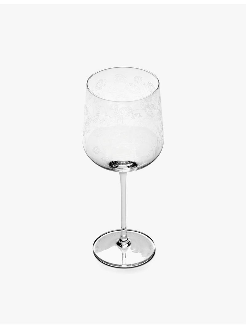 Serax Marni Midnight Flowers glasses set of four, imported from the UK
