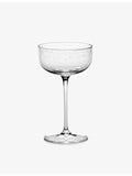 Serax Marni champagne coupe glasses set of four, Midnight Flowers, UK version