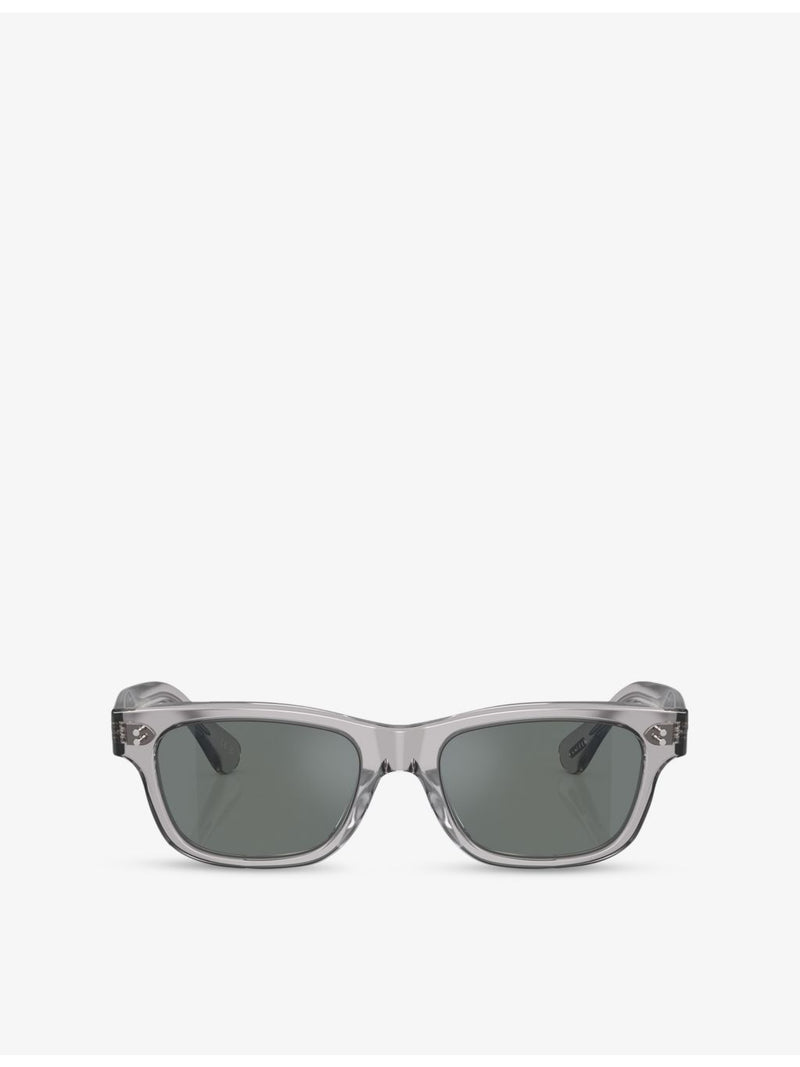 Oliver Peoples Rosson rectangle-frame acetate sunglasses - British product