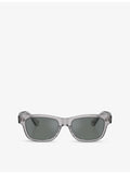 Oliver Peoples Rosson rectangle-frame acetate sunglasses - British product