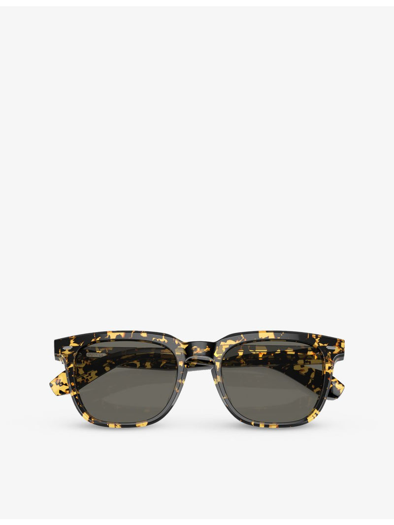 Oliver Peoples OV5546SU rectangle acetate sunglasses, UK version