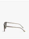 Ray-Ban RB2210 round-frame acetate sunglasses, imported from the UK