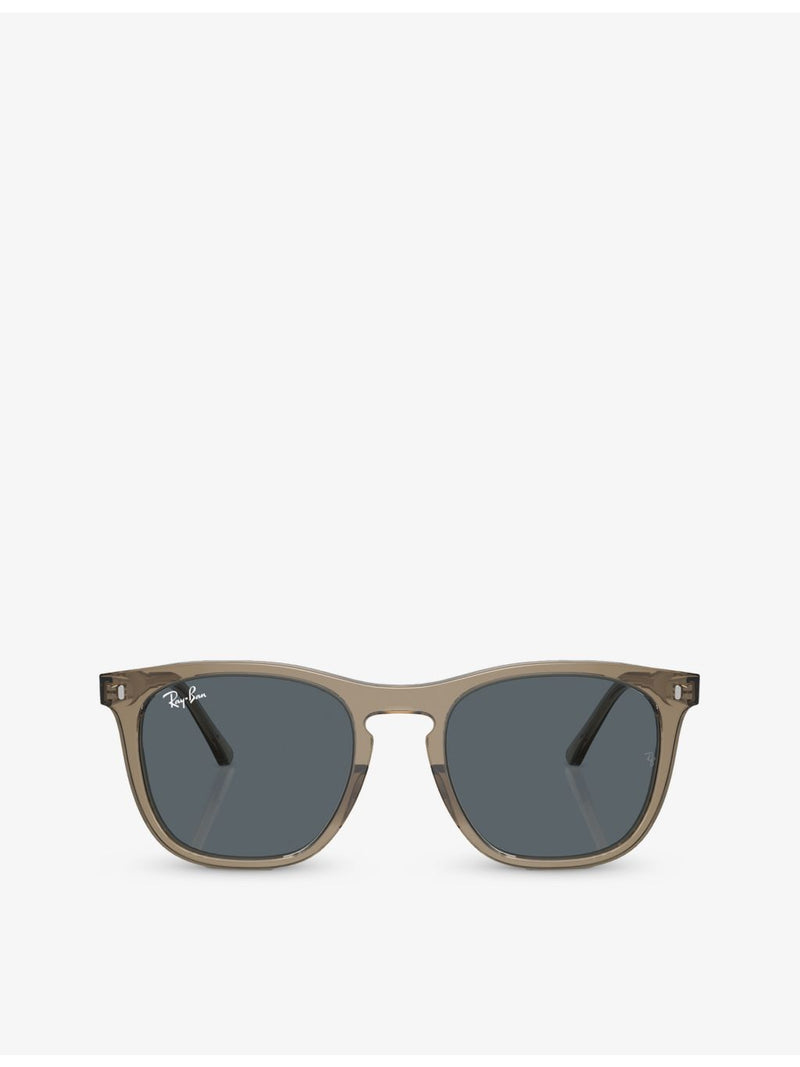 Ray-Ban RB2210 round-frame acetate sunglasses, imported from the UK