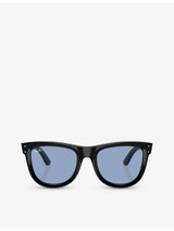 selfridges Ray-Ban Wayfarer Reverse RBR0502S Square-Frame Injected Sunglasses- Buy online at McGrocer