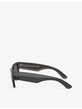 Ray-Ban Mega Wayfarer square-frame sunglasses with UV lens, UK version