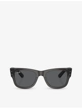 selfridges Ray-Ban Mega Wayfarer Square-Frame Sunglasses RB0840S- Buy online at McGrocer