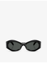 selfridges Versace VE4466U Irregular-Frame Injected Sunglasses- Buy online at McGrocer