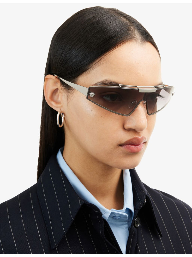 Versace VE2265 acetate sunglasses with irregular frame - British product
