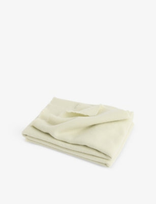 HAY Mono Frayed-Edge Wool Blanket 180cm x 130cm