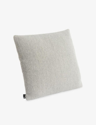 Texture square woven cushion 50cm x 50cm - LIGHT GREY