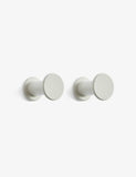 HAY round powder-coated steel wall hooks pack of two (British brand)