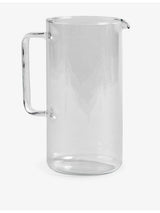 selfridges HAY Borosilicate Large Glass Jug with Square Handle 23cm- Buy online at McGrocer