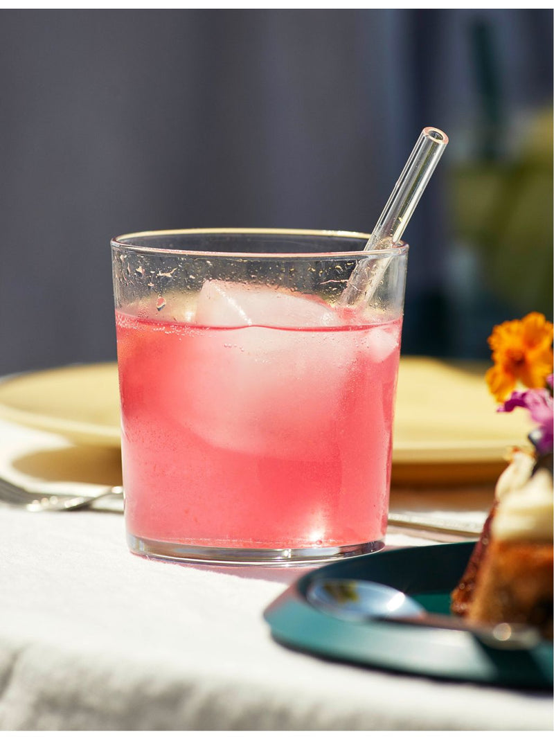 HAY stackable drinks glass 9cm clear glass, UK version