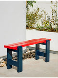HAY Weekday Bench Duo 111 steel pinewood bench 111cm (British brand)