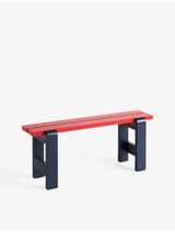 selfridges HAY Weekday Bench Duo 111 Steel and Pinewood Bench, 111cm x 45cm- Buy online at McGrocer