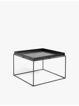 selfridges HAY Cube Large Powder-Coated Steel Tray Table 60cm- Buy online at McGrocer