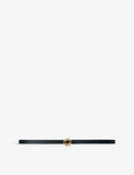 Maje adjustable logo-buckle leather belt 2.5cm, UK version