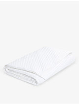 selfridges Ralph Lauren Home Argyle Quilted-Design Cotton-Blend Bedcover 275cm x 235cm- Buy online at McGrocer