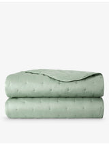 selfridges Yves Delorme Triomphe Veronese Quilted Cotton-Blend Bed Cover Super King- Buy online at McGrocer