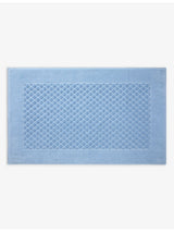 selfridges Yves Delorme Etoile Azur Textured Cotton Bath Mat 55cm x 90cm- Buy online at McGrocer