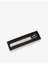selfridges Golden Goose Laces-Print Woven Trainer Laces- Buy online at McGrocer