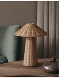 ferm LIVING Dou rattan table lamp 40cm, UK version