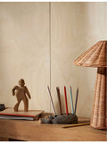 ferm LIVING Dou rattan table lamp 40cm, UK version