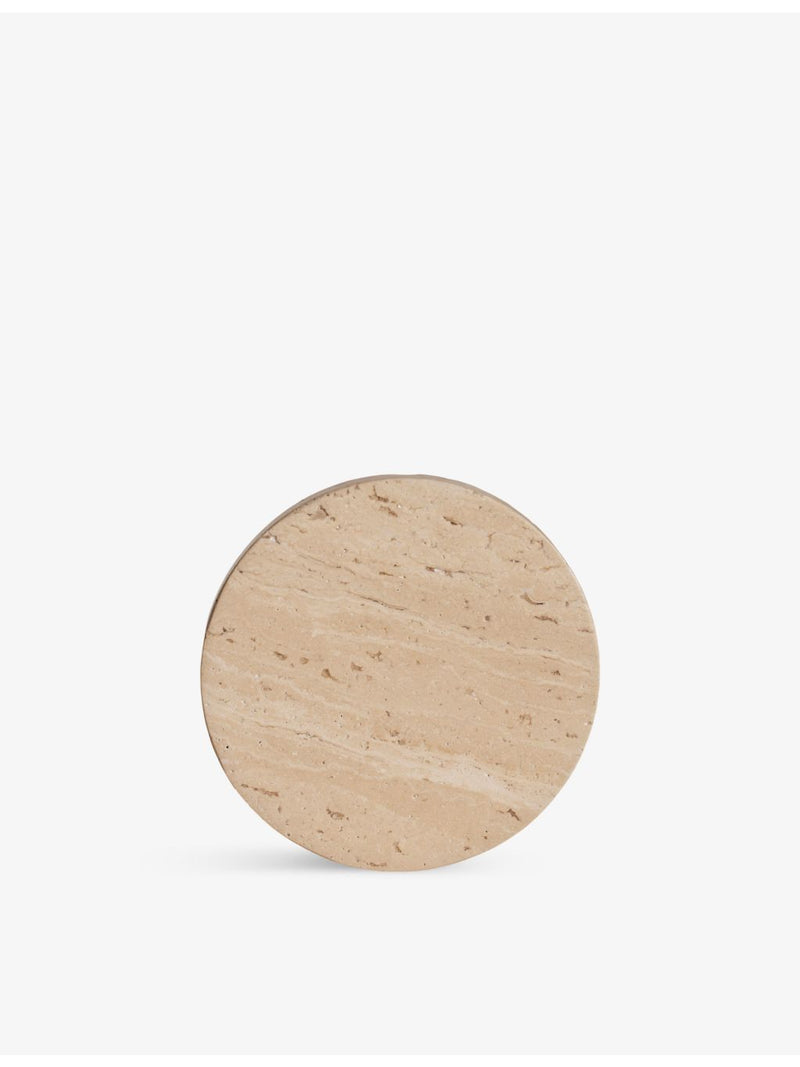 Soho Home Baylis travertine coasters set of four, imported from the UK