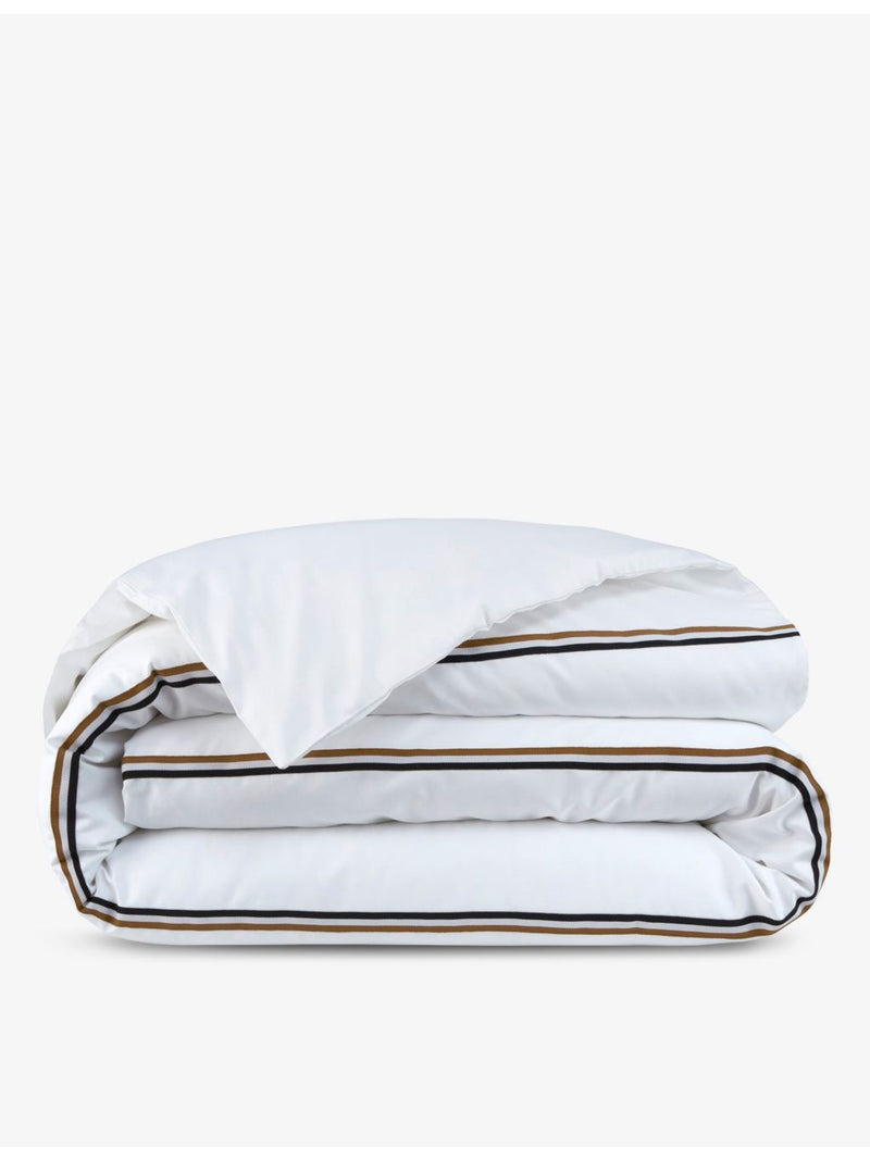 BOSS B-linea cotton duvet cover with contrast piping - British product