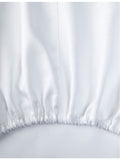 BOSS B-linea cotton fitted sheet contrast piping - British product