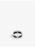 Bvlgari Save the Children ring in sterling silver and black ceramic - British product