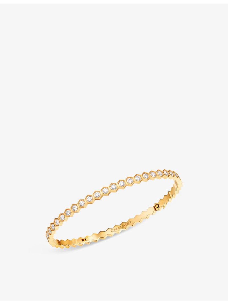 Chaumet 18ct yellow gold diamond ring 1.86ct, UK version