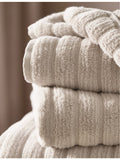 The White Company ribbed hydrocotton towels (British brand)