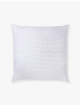 selfridges The White Company Brittany Dot-Print Large Square Cotton Cushion 60cm x 60cm- Buy online at McGrocer