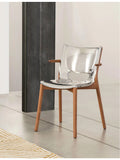 Alessi Monoshell mirrored-steel chair 81cm (British brand)