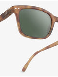 Izipizi #L square sunglasses in havane with tinted lenses, UK version