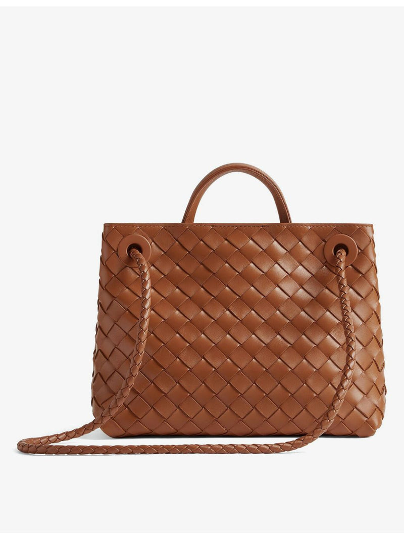 Bottega Veneta Andiamo small top-handle leather bag (British brand)