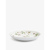 selfridges Wedgwood Wild Strawberry Floral Pattern Bone China Coupe Bowl 25cm- Buy online at McGrocer