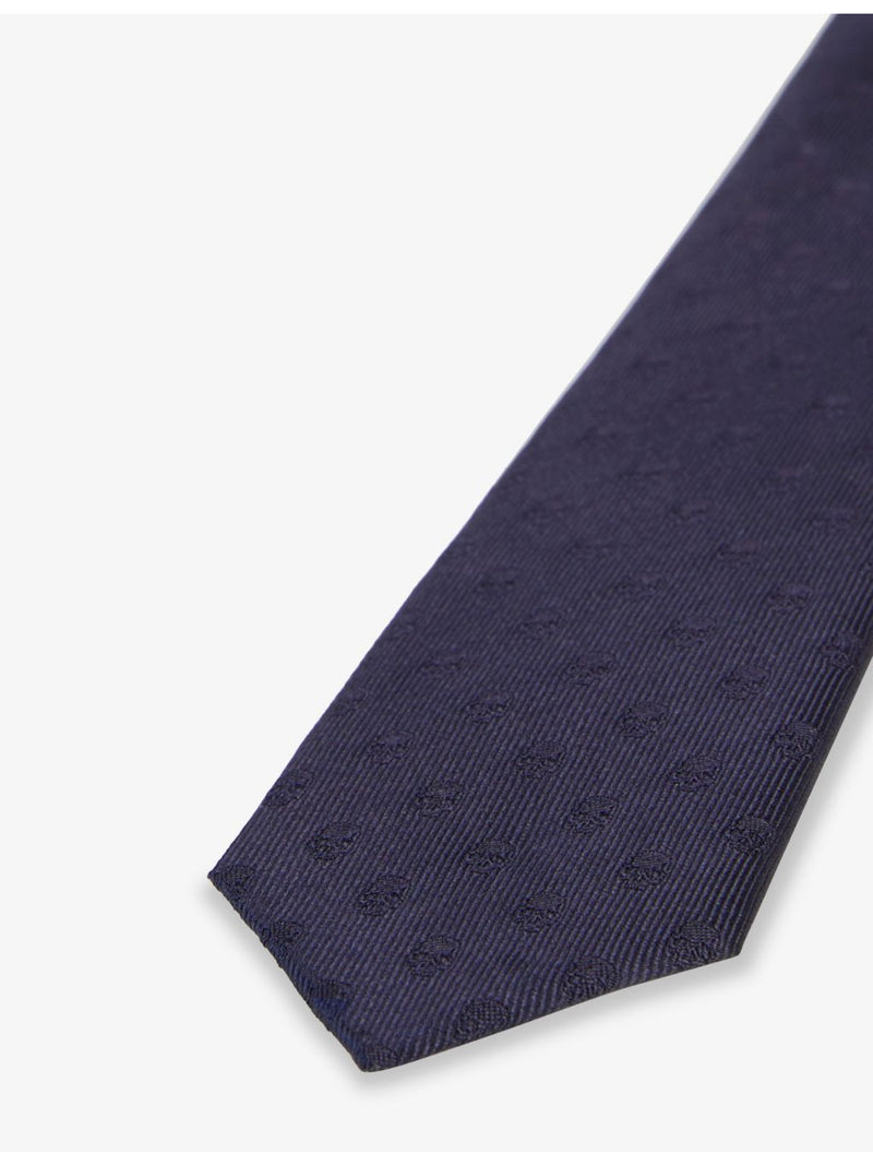 The Kooples jacquard skull silk tie width 5cm (British brand)