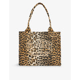 selfridges GANNI Easy Shopper Large Cotton Tote Bag- Buy online at McGrocer