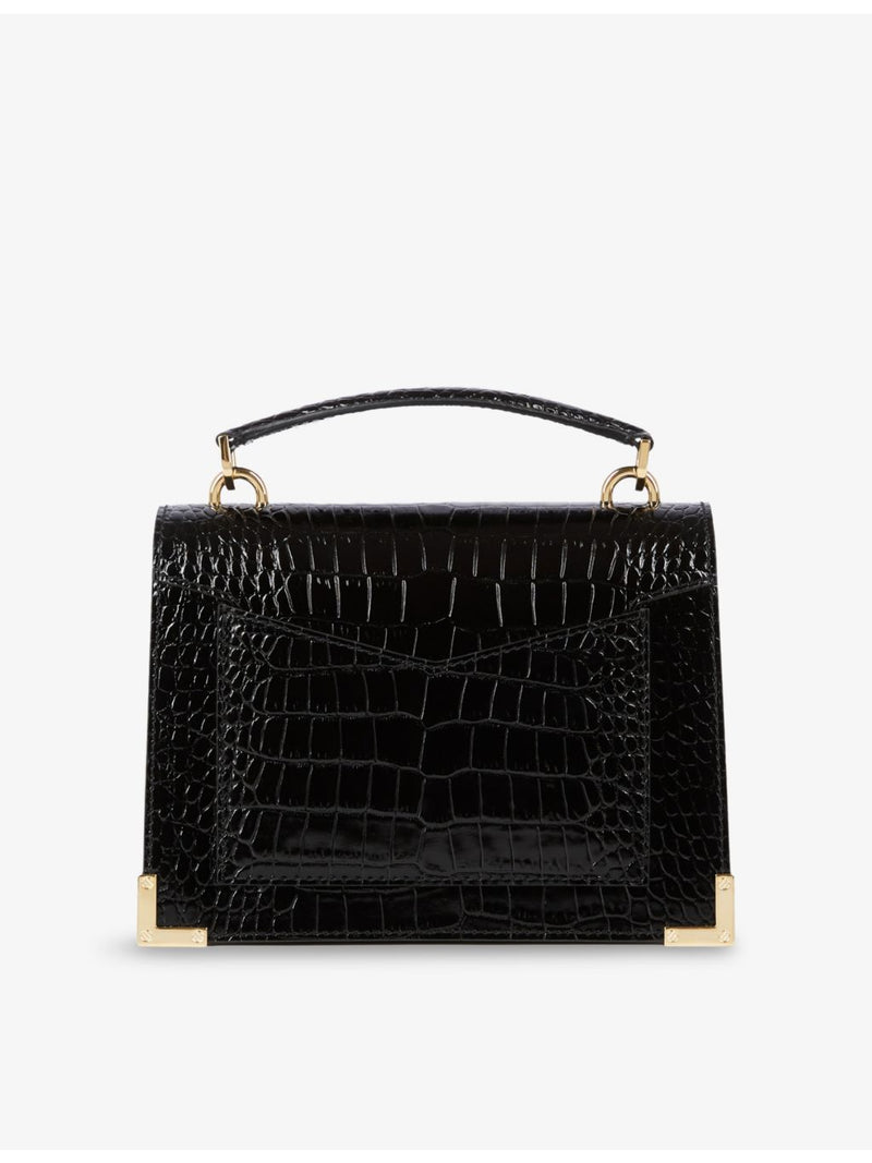 The Kooples small Emily crocodile-effect leather cross-body bag, UK version