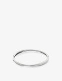 Monica Vinader Nura Reef Irregular Shape Sterling Silver Bangle