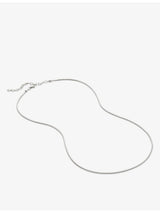 selfridges Monica Vinader Thin Snake Sterling Silver Necklace, 46cm- Buy online at McGrocer