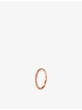 Van Cleef & Arpels Perlée rose gold ring, imported from the UK