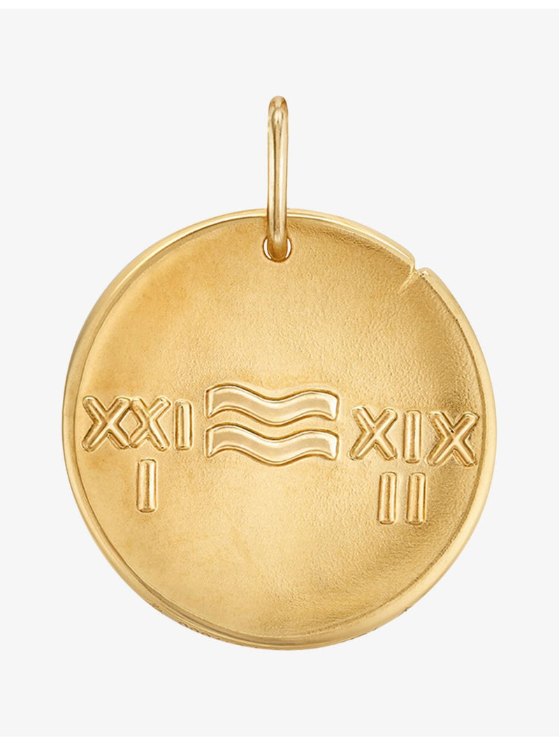 Van Cleef & Arpels 18ct yellow gold zodiac medal - British product