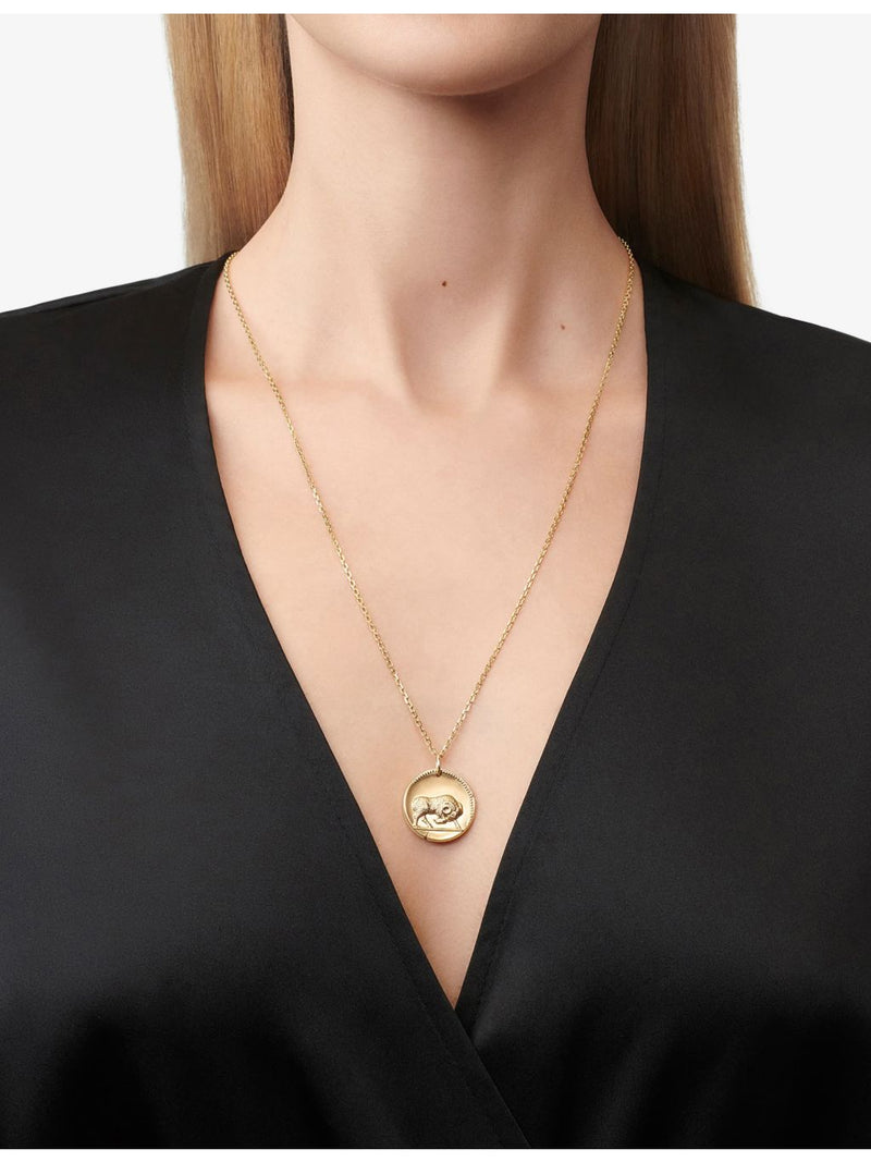 Van Cleef & Arpels Aries 18ct yellow gold medal - British product