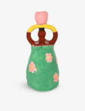 Laetitia Rouget Nina hand-painted ceramic candleholder 22cm, UK version
