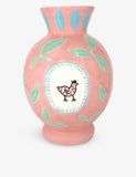 Laetitia Rouget Listen To The Birds earthenware vase 28cm, UK version