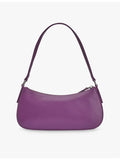 HUGO croc-embossed leather shoulder bag with logo plaque, imported from the UK