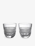 Waterford crystal glass tumblers set of two 225ml, imported from the UK